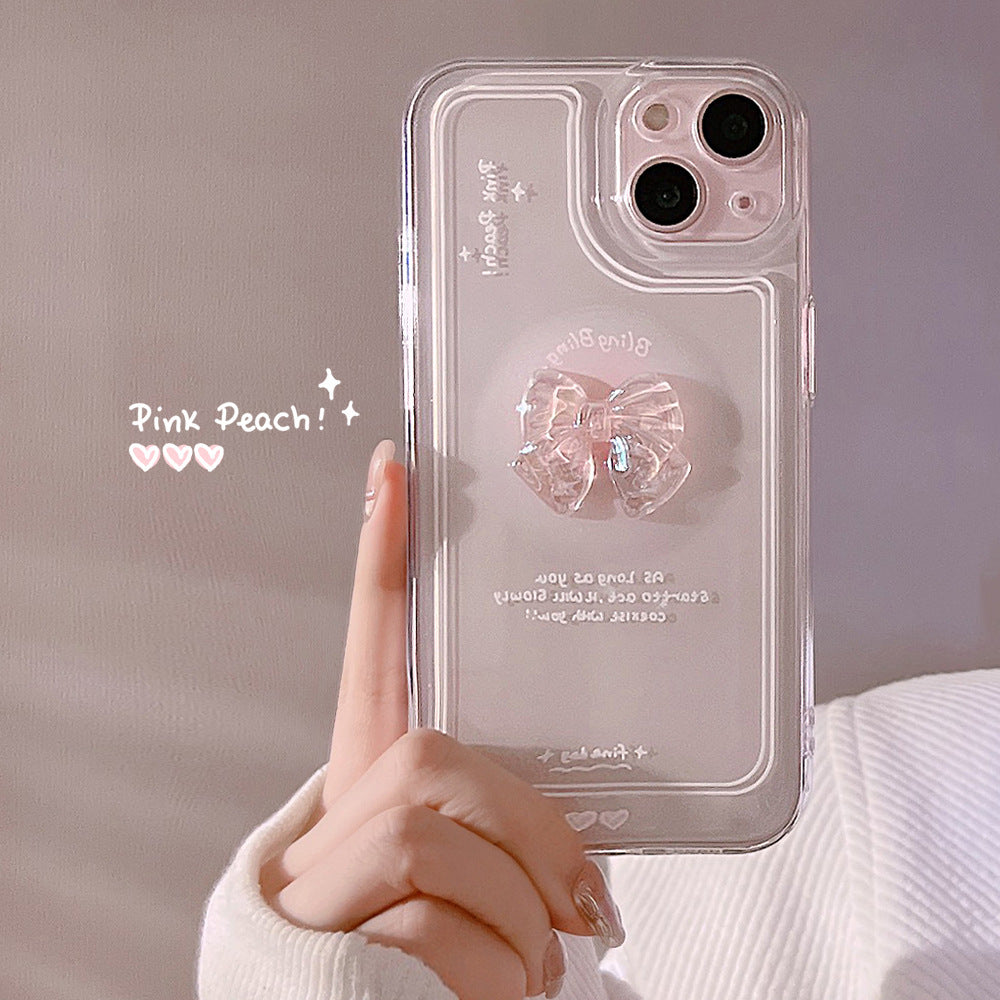 Bow Knot Mobile Phone Stereo Crystal Silicone 2321853c dc8d 4e9d ad1d f3b3d0e84311