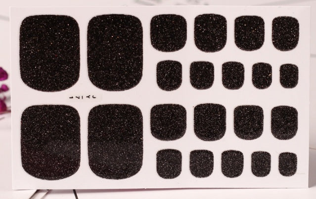 22 Nail Art Stickers Solid Color Green Onion Powder Foot Stickers - HD Wireless Product #6