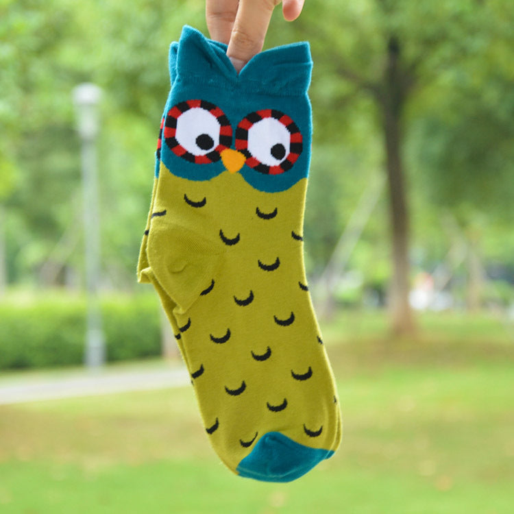 Owl cartoon female socks 2326144080 520631427