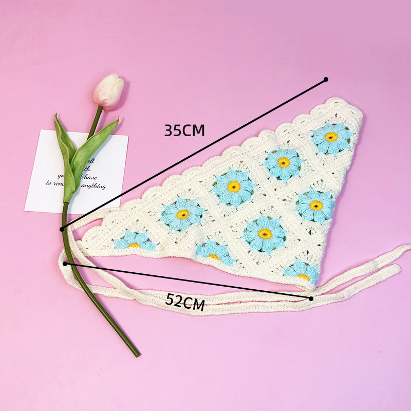 All-matching Triangular Binder Knitted Hair Band 232d9312 d5b6 4462 83b4 a661eca3179d