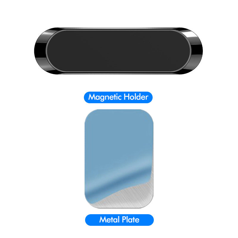 F6 Strip Plate Magnetic Car Phone Holder Stand Magnet Holder For Phone In Car Mount Holder 233413536893