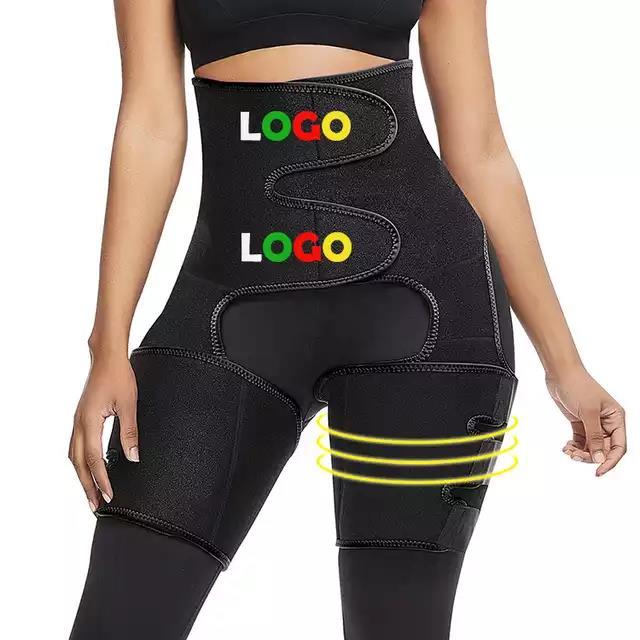 Sports Waist Belt Adjustable One-piece Girdle Leg Straps 2341767032073