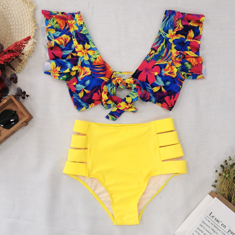Women's Flounced Bikini Split Swimsuit 235938a7 a2d1 4ad8 8d4e 1f075a0ccdbf