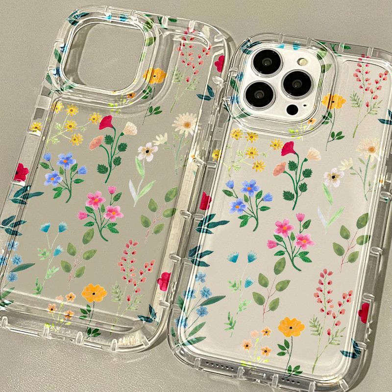 Floral Transparent All-inclusive Space Phone Case 237d2f92 5b25 47f5 a5eb 3dcd0ab42230