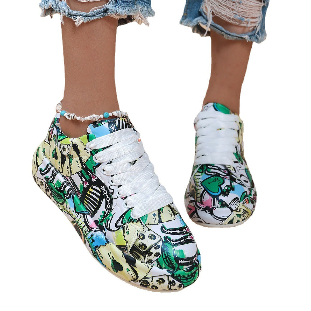 Hand-painted Shoes Women's Platform Casual Shoes Painted Sports 238cd554 4b27 484f 9935 e5fe108f6dd8
