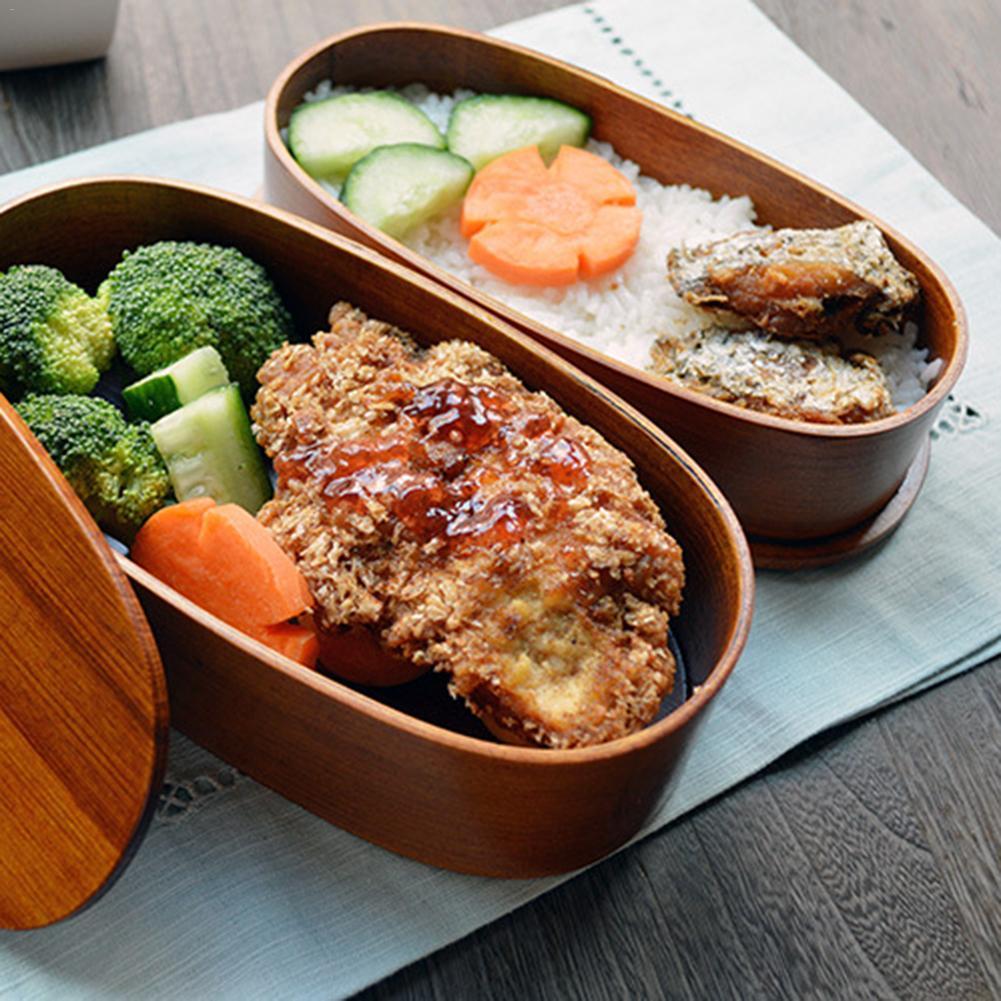 Japanese style cedar bento box 239370751367