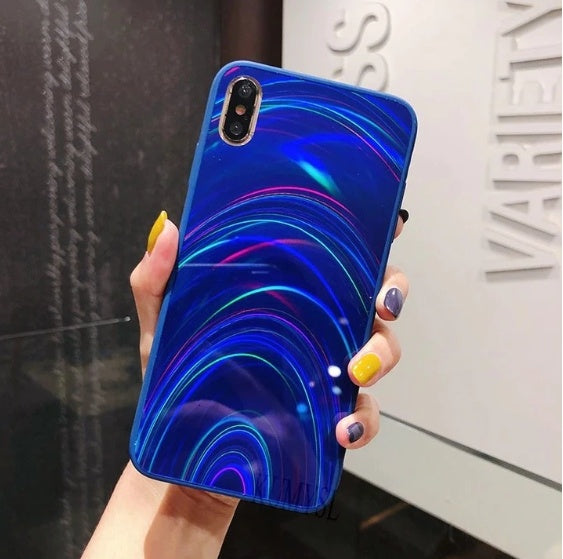 Rainbow Mirror Soft Case Phone Case 2396807137132