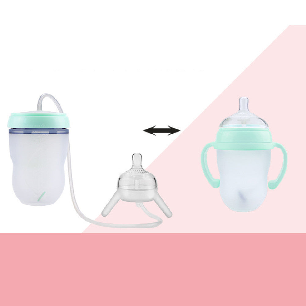 Milk-like Weaning Separated Long Straw Baby Bottle 2401220551200323900