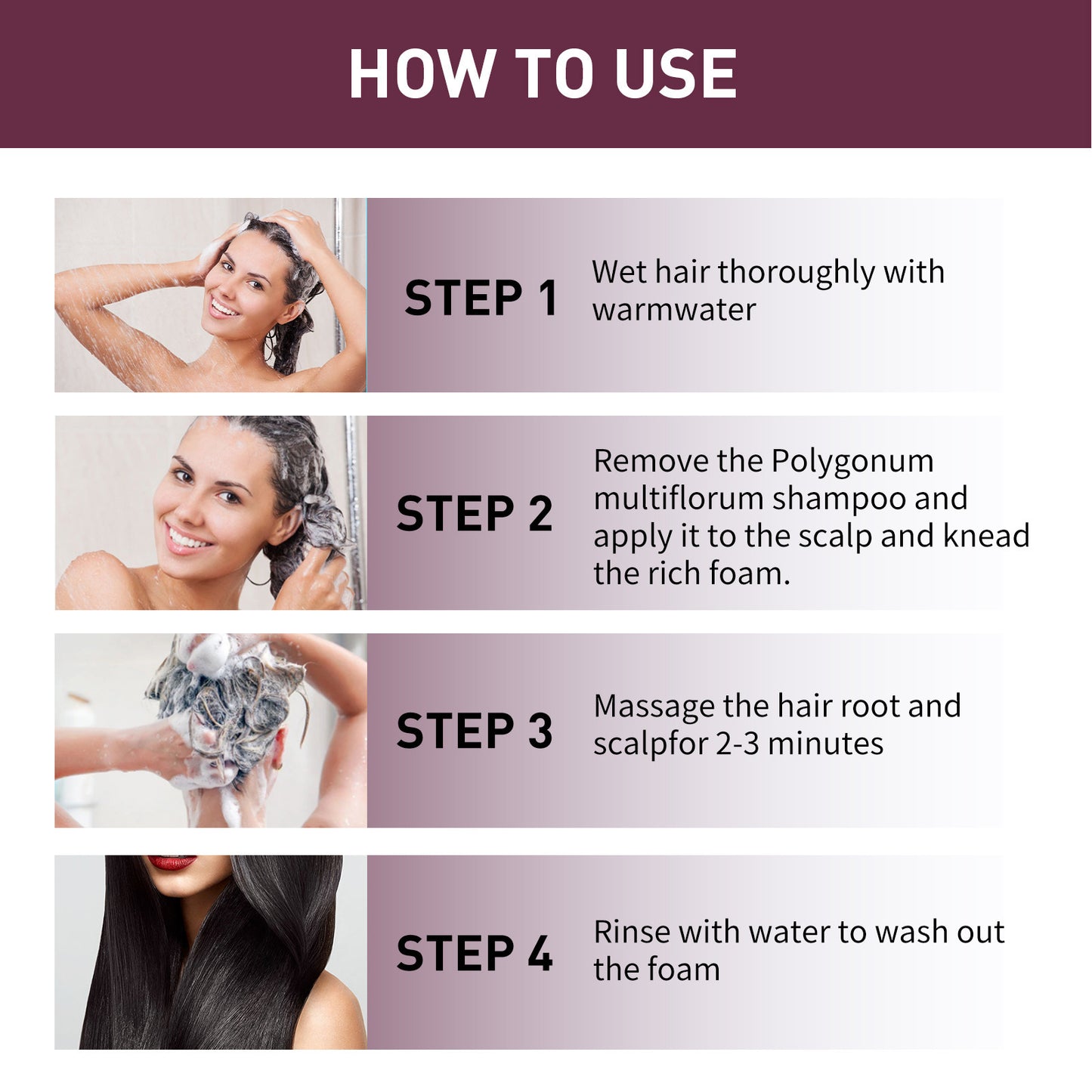 Hair Care Polygonum Multiflorum Shampoo Soap 2401270830590325300