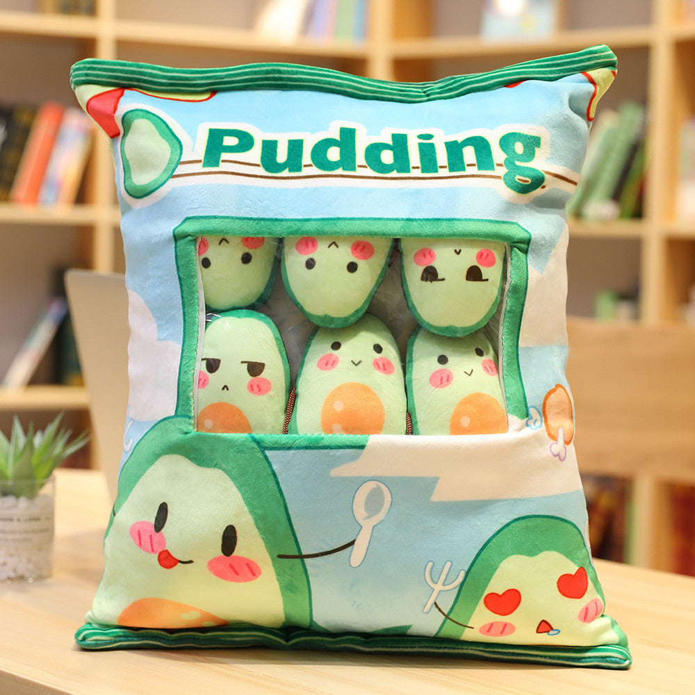 A Big Bag Of Snack Doll Cute Doll Sleeping Pillow For Girl Ankle Biter Pillow - HD Wireless Product #11