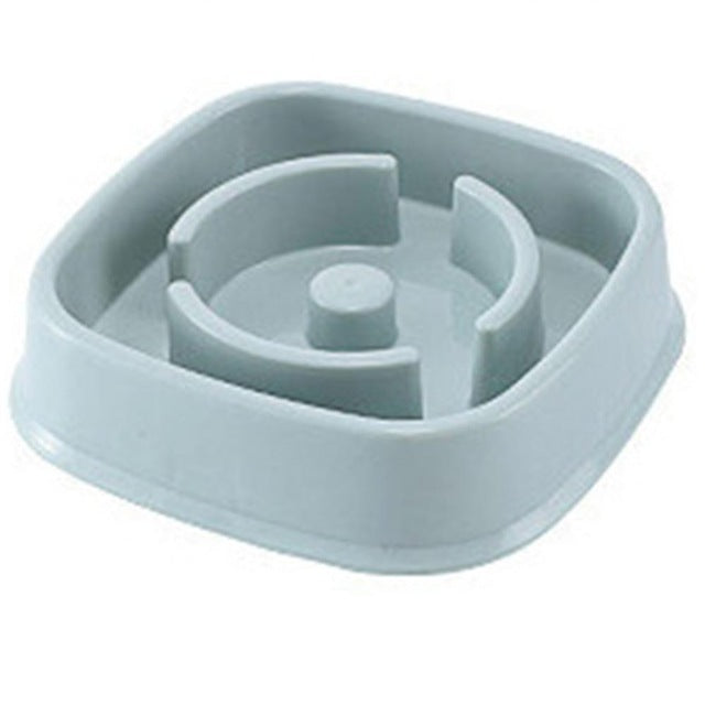 Plastic Pet Dogs And Cats Choke Prevention Slow Food Bowl 2422544854763