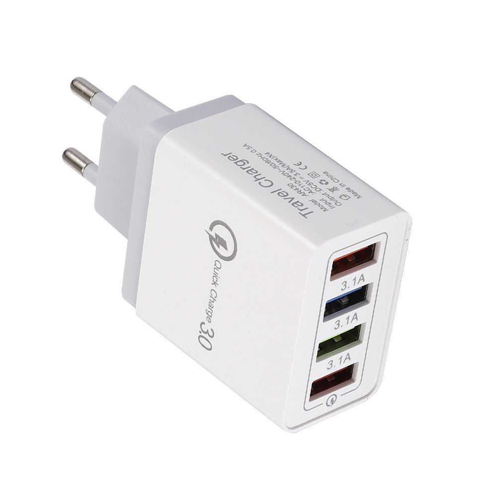 USB Charger Quick Charge 3.0 4 Phone Adapter For Tablet Portable Wall Mobile Charger Fast Charger - 图片 11