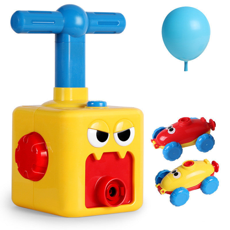 Power Balloon Launch Tower Toy Puzzle Education Inertia Air Power Balloon Car Science Experimen Toy For Children Gift 243526