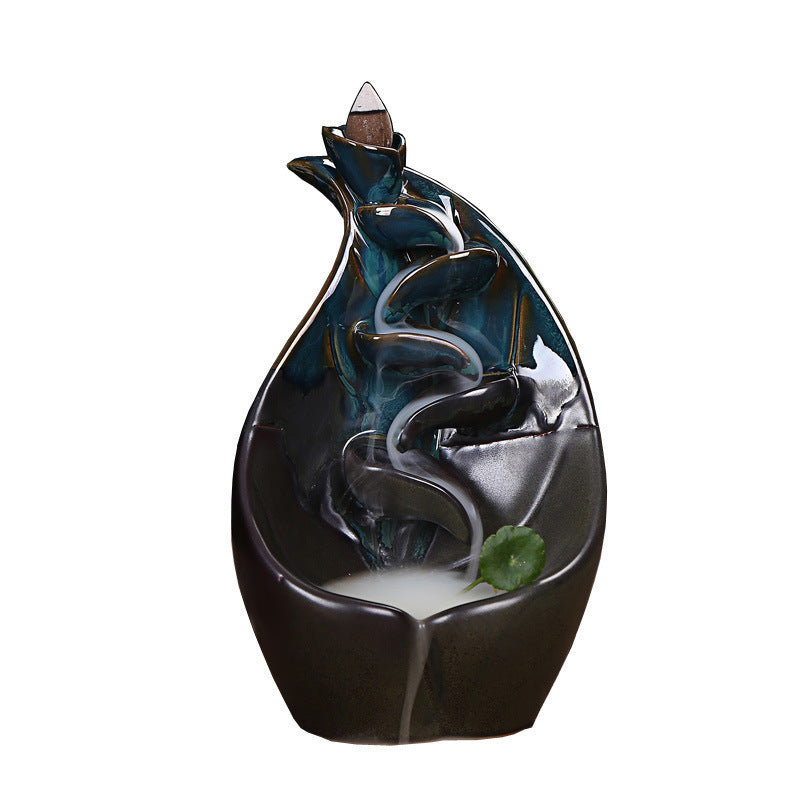 Multi-layers Ceramic Back flow Incense Burner 2447513727984