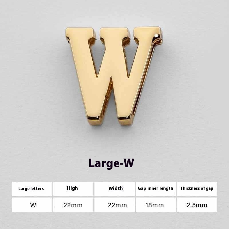 U Perforated 26 English Letters Hardware Accessories 24545b7d 5fb6 48e8 94c2 ac0986898883 trans