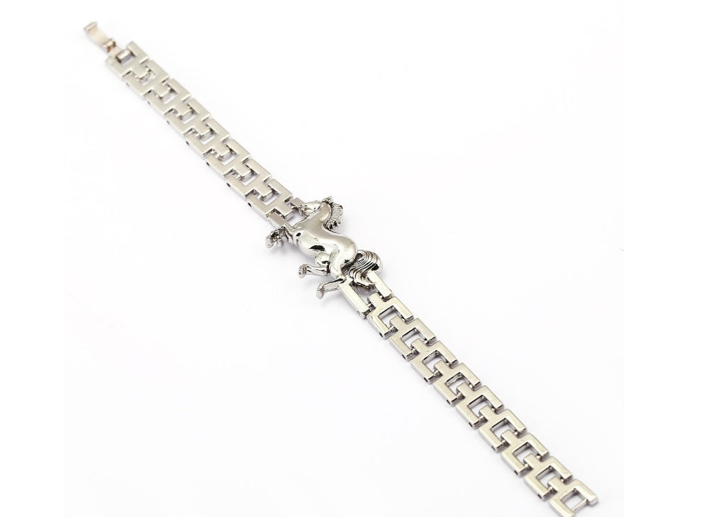 European and American jewelry retro punk running horse bracelet 252588672985