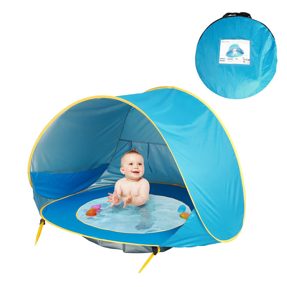 Baby Beach Tent Kids Outdoor Camping Easy Fold Up Waterproof Up Sun Awning Tent UV-protecting 2526782676316