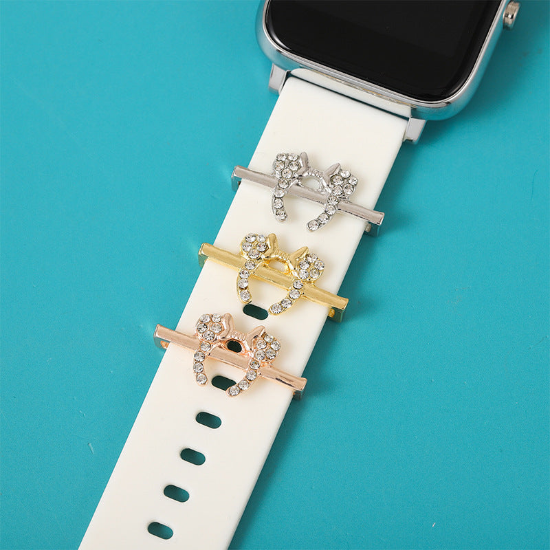 Creative Silicone Strap Buckle Accessories Bow Decorative Ring 252e9189 7ded 474f 8e81 1c73c156e938