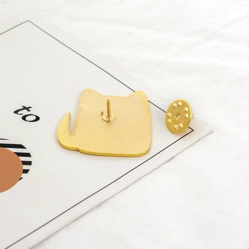 Cartoon animal dog cat brooch 2532975519408