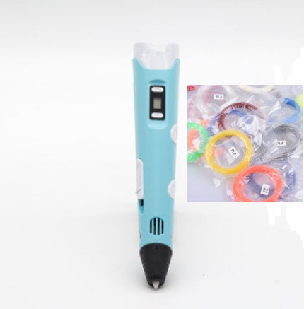 3D print pen 3D pen two generation graffiti 3D stereoscopic paintbrush children puzzle painting toys - 图片 17