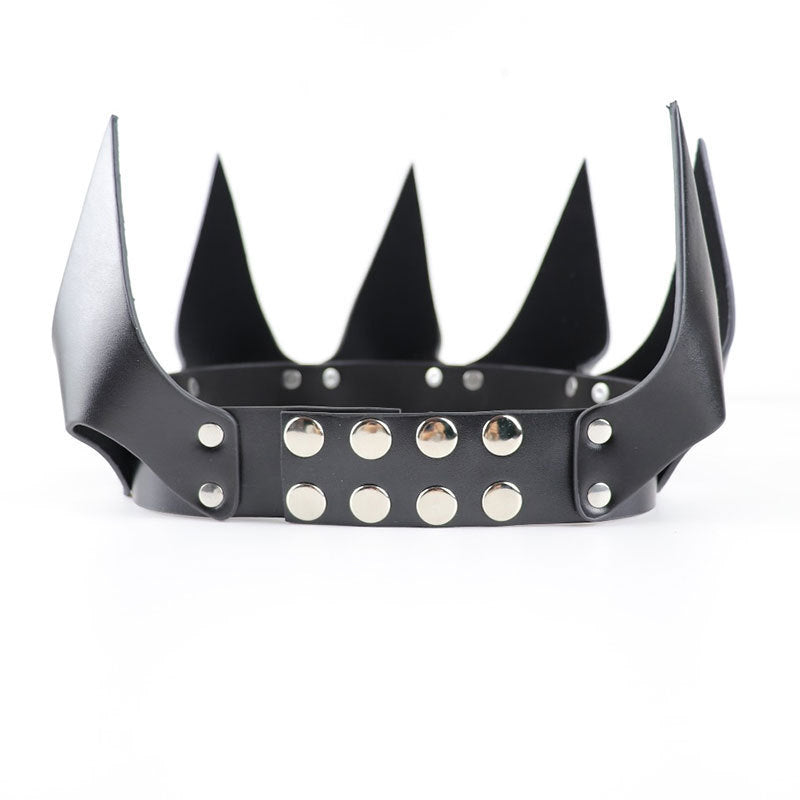 Creative Leather Crown Decoration Party Headgear 253d70cd 33b5 4112 9276 d19f5c24c25e