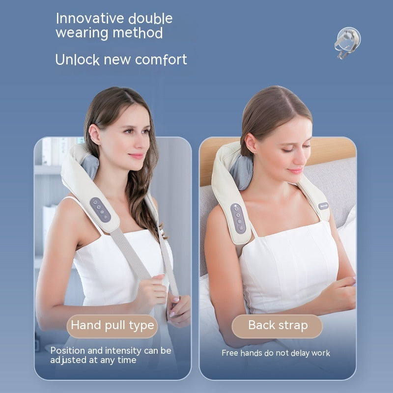 Shoulder And Neck Massage Instrument Neck Massager Neck Lifting Hot Compress Dredging Neck Trapezoid Muscle Clip Kneading 254