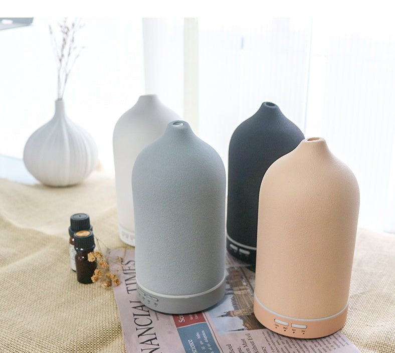 5 Colors Humificador Ceramic Aroma Diffuser Ultrasonic Diffusers Ceramic Humidifier - HD Wireless Product #4