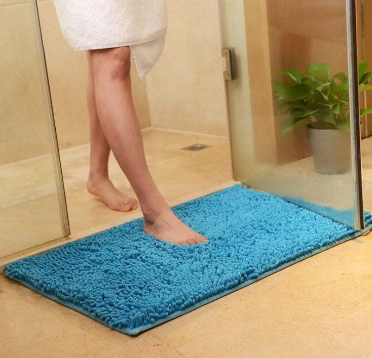 Chenille Absorbent Bathroom Non-slip Floor Mat 256340378216006