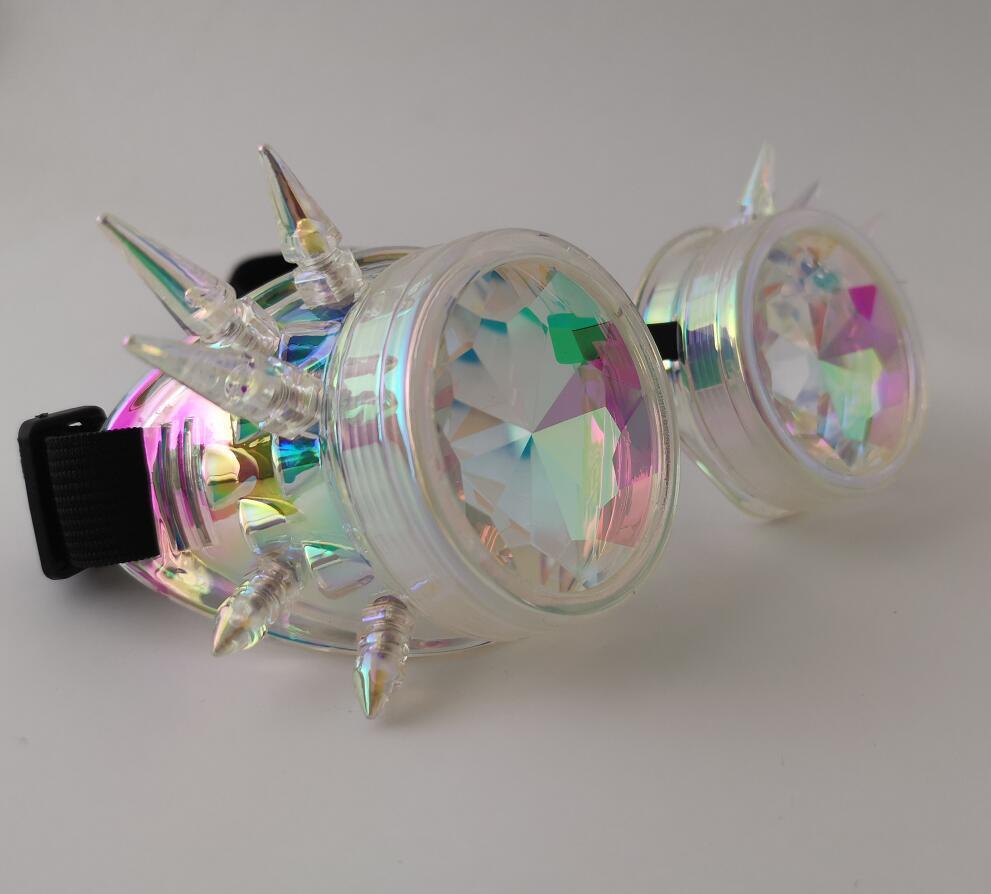 Magic Color Two-tone Gradient Steampunk Kaleidoscope Electronic Music Festival Internet Celebrity Goggles 259332d1 1bc7 4fe2