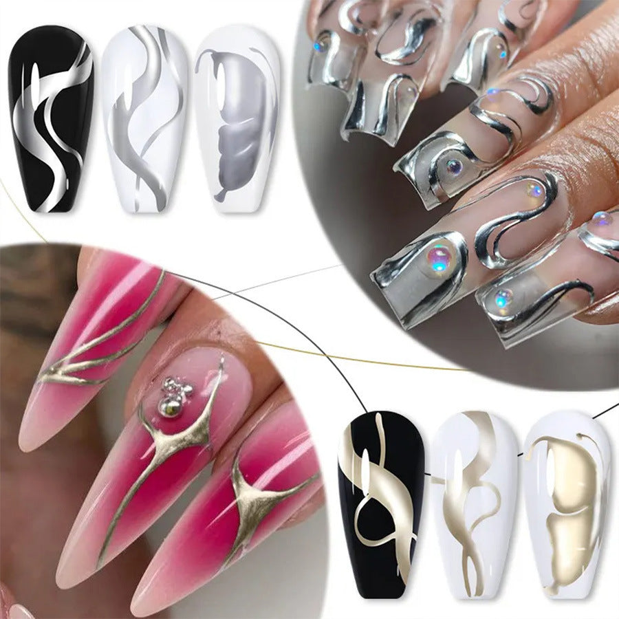 5ml Nail Metal Cable Adhesive Hoy Edge Painted - HD Wireless Product #4
