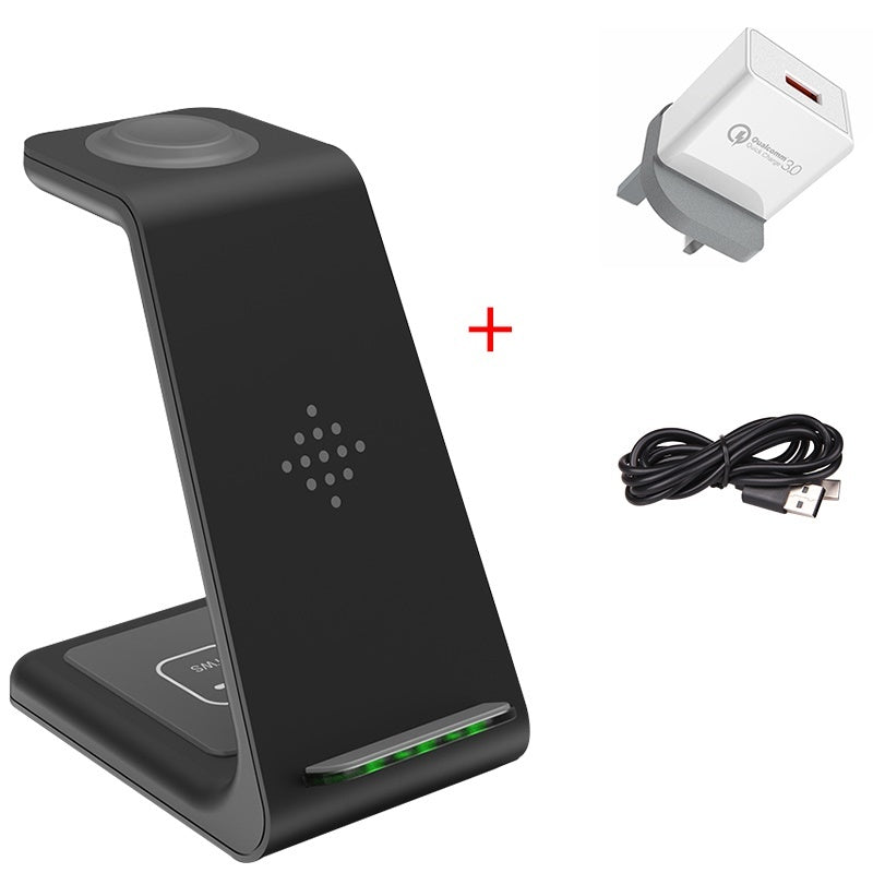 3 In 1 Fast Charging Station Wireless Charger Stand Wireless Quick Charge Dock For Phone Holder - 图片 14