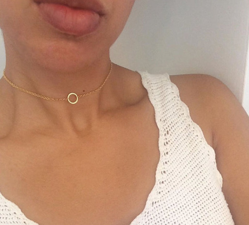 Chain metal ring short necklace 26157801253420 38c3ca52 0e7c 43b7 a0c8 4b2949d86c59