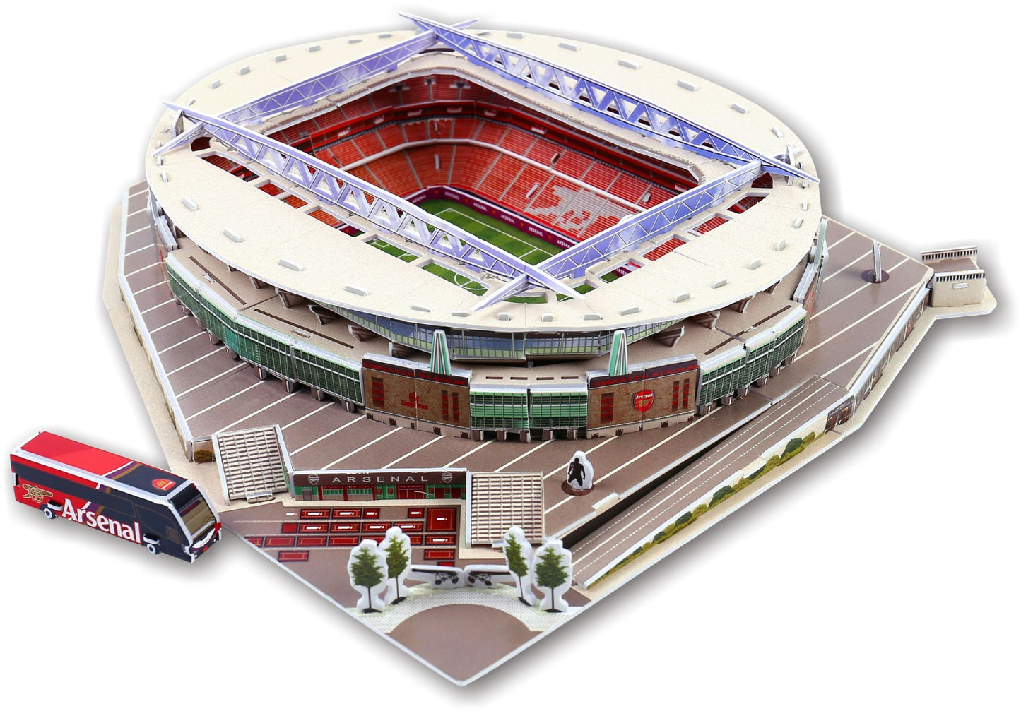 Classic Jigsaw DIY 3D Puzzle World Football Stadium European Soccer Playground Assembled Building Model Puzzle Toys For Child