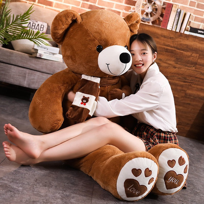 Teddy Bear Doll Rag Doll Girl Cute Big Bear Plush Toy 2642361358073