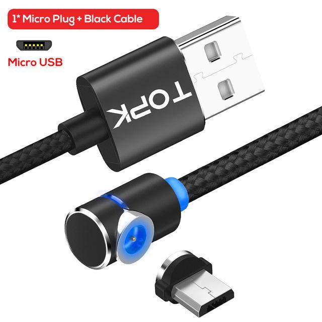 Magnetic Cable Micro Usb Cable 360 Degree Rotate Magnetic Charge Phone Charging Cord Wire 2644623059580