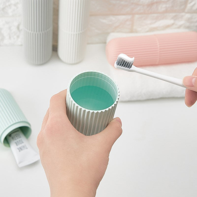 Mouthwash brush cup simple household toothpaste toothpaste portable travel set couple toothbrush box 2644885534263