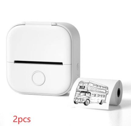 Portable Mini Thermal Label Printer Home Photo Printer Student Wrong Question Printer Bluetooth-compatible Mini Label Printer Price Tag - 图片 29