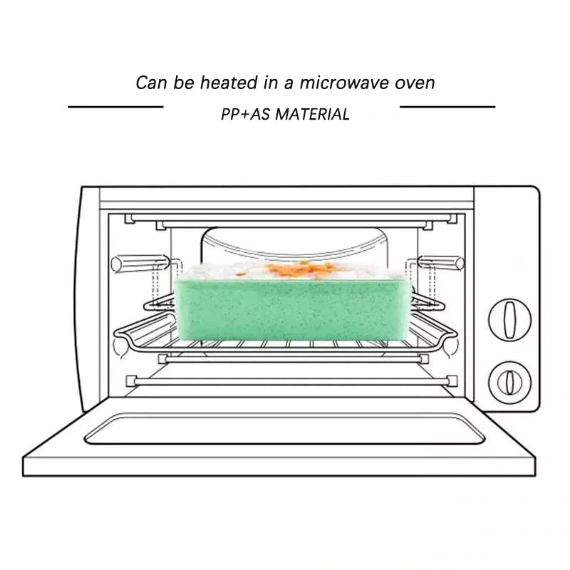 Separate Microwave Oven Light Lunch Box 26680258878