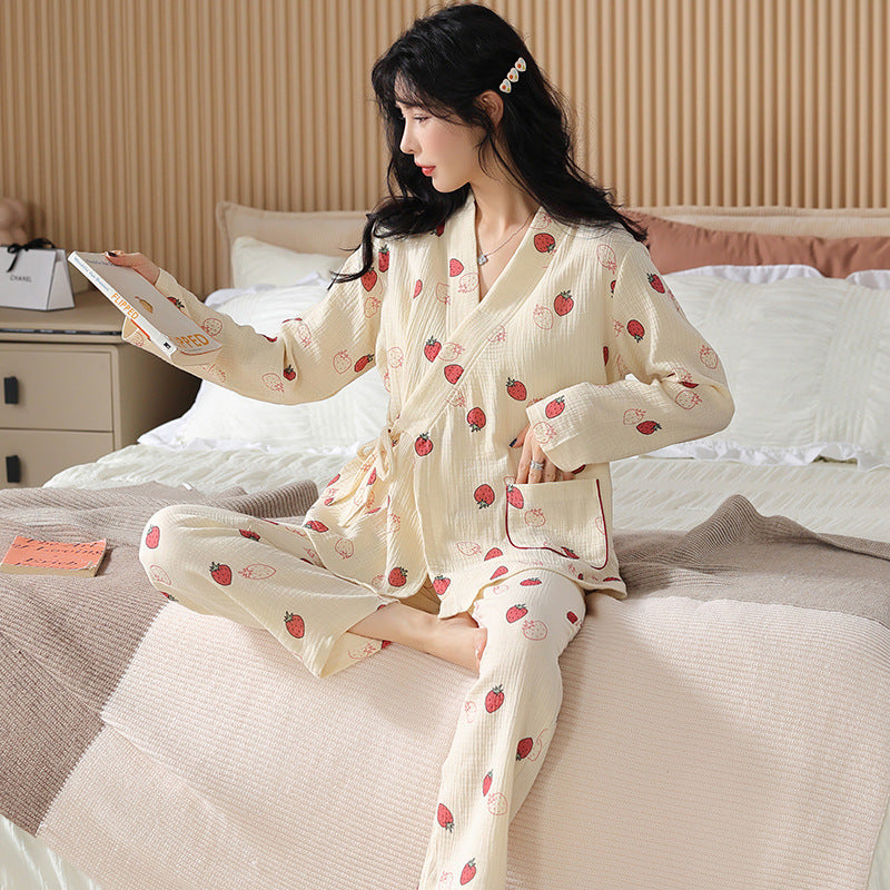 Pajamas Women's Long Sleeve Nursing Homewear Suit 26cc5eb4 9809 4cef bc82 a6d896b61640