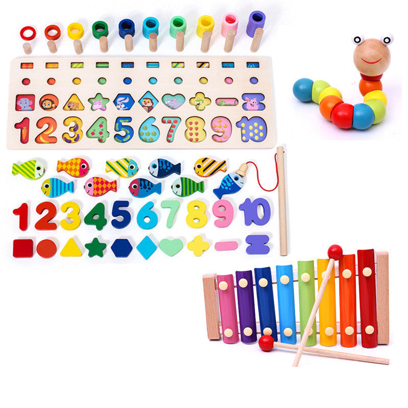 Children 3D Alphabet Number Puzzle Baby Colorful Geometric Digital Letter Educational Toy 27302479632304
