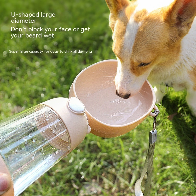 Portable Dog Water Bottle Food And Water Container For Pet Pets Feeder Bowl Outdoor Travel Drinking Bowls Water Dispenser 273