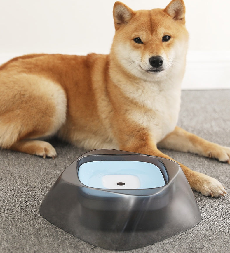 Pet Dog Bowl Floating Not Wetting Mouth Cat Bowl No Spill Drinking Water Feeder 273843814404