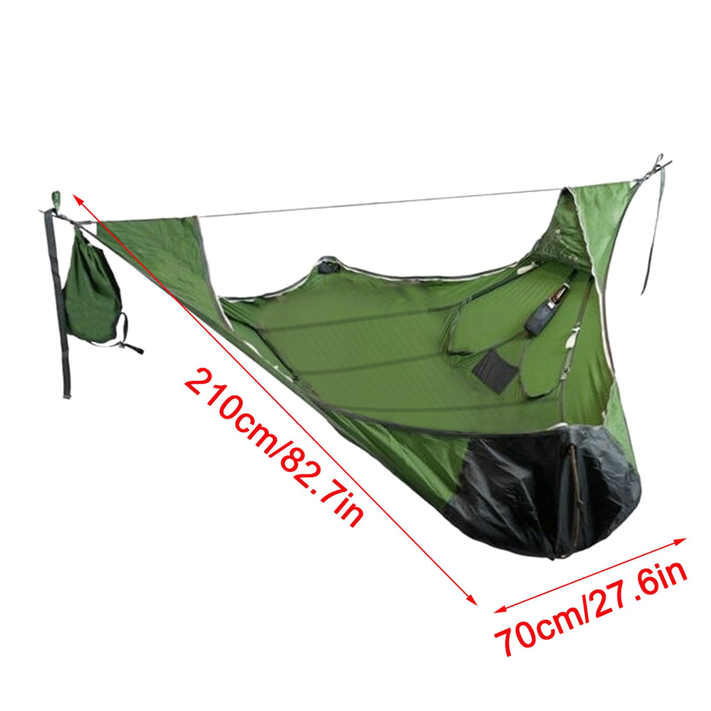 Flat Sleep Hammock Tent With Bug Net And Suspension Kit Outdoor Camp Super Long Camping Portable Hammock 2769e0ef c2e3 4768 b