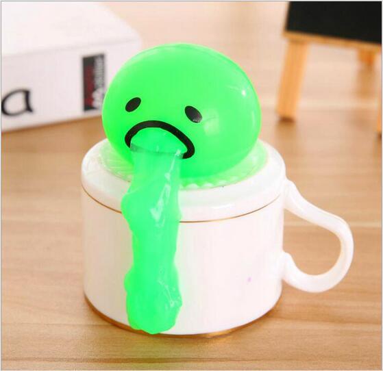 Puking Ball Brother Egg Yolk Pinch Vomit Spoof And Play Tricky Toys 2799843086922