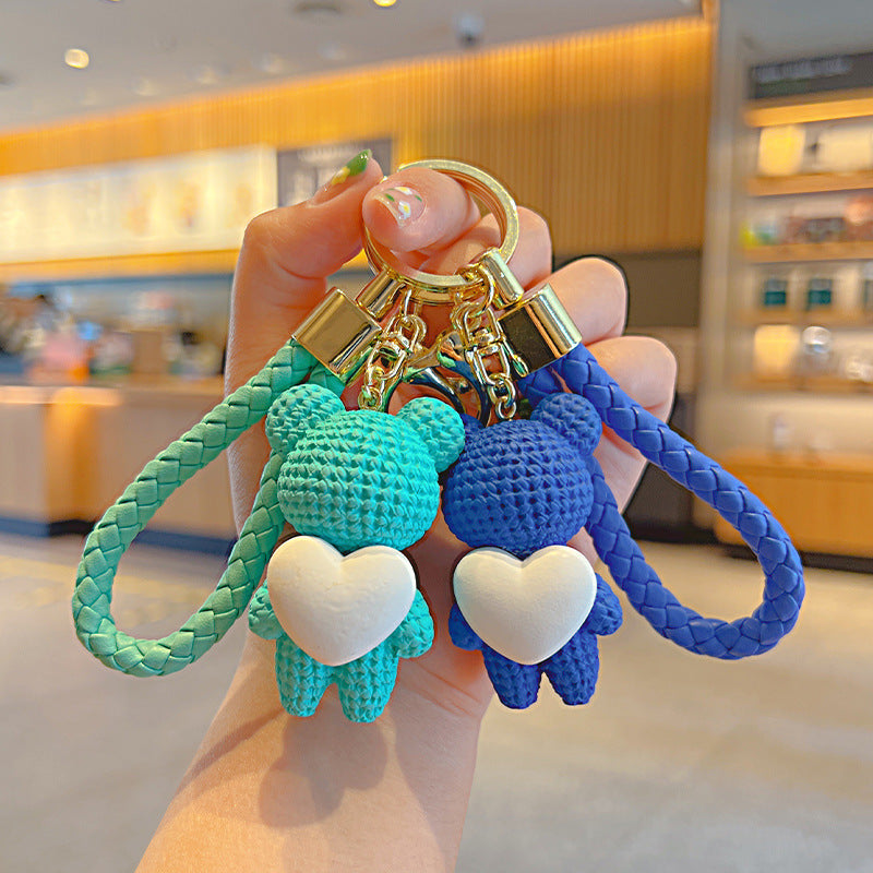 Cartoon Love Heart Little Bear Doll Keychain Internet Celebrity Cute Pendant 279a2a5d 79dc 4f42 b646 87985a1a5d05