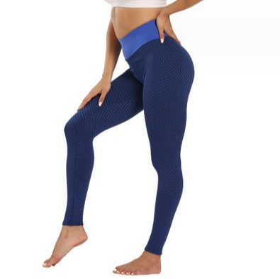 Birds-eye Honeycomb Lattice Bottoming Sweatpants Fitness Peach Hip Trousers 27c7c7b1 6c0a 4b51 bc41 7668f43a19a8