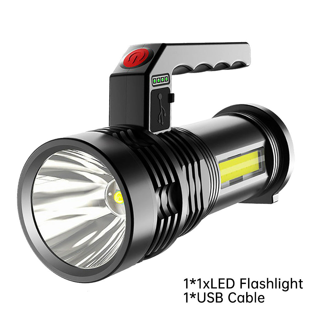 Four Core Flashlight Strong Charging Outdoor Super Bright Far Shooter Lantern 27f4fedc f67a 4ec4 ab75 8ce179fbfc77