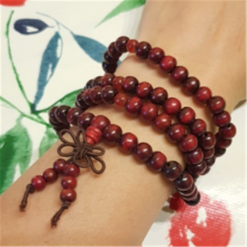 108 rosary chicken wings wooden bracelet - HD Wireless Product #5