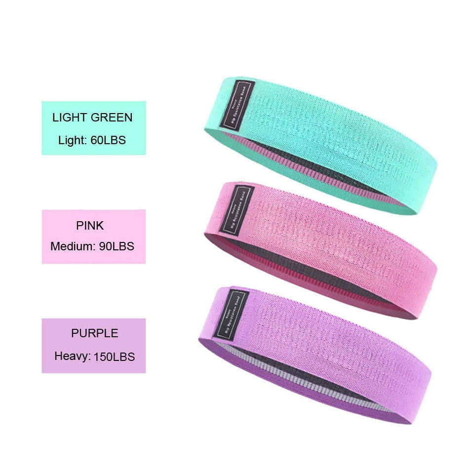 Yoga Stretch Band Squat Resistance Band Training Braided Elastic Band 2855443189536