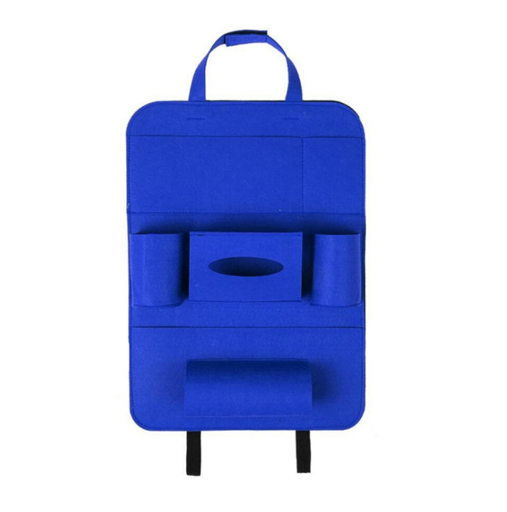 Auto Car Backseat Organizer Car-Styling Holder Multi-Pocket Seat Wool Felt Storage Multifunction Vehicle Accessories Bag 2874